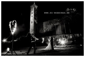 Hochzeit Feuershow Burg Abenberg