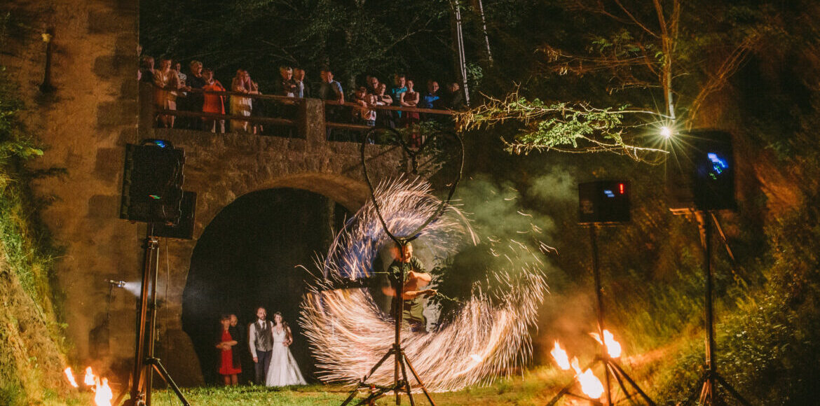 Feuershow in der Nähe