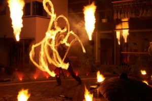 Kleeblatt-Fanclub-Fürth-Feuershow