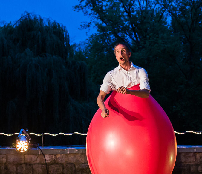 Riesenballon Comedy Show